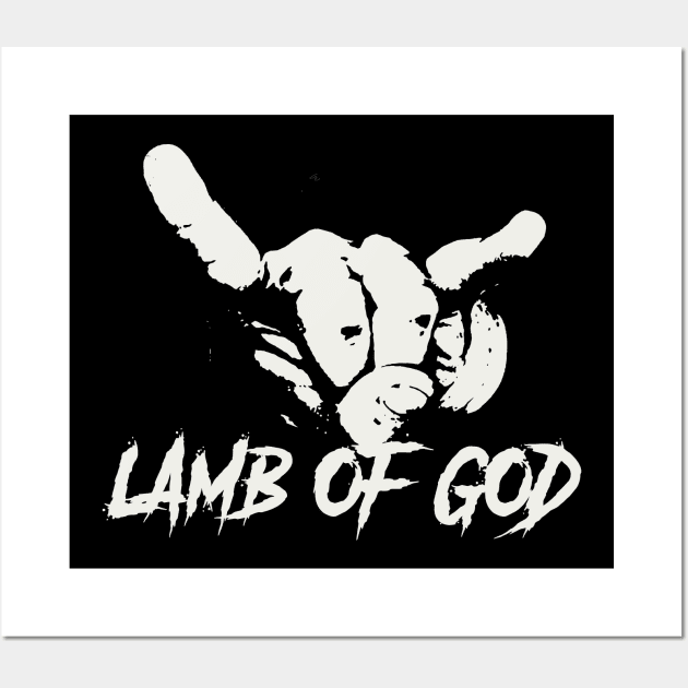 lamb of god ll horn sign Wall Art by sumurbatu